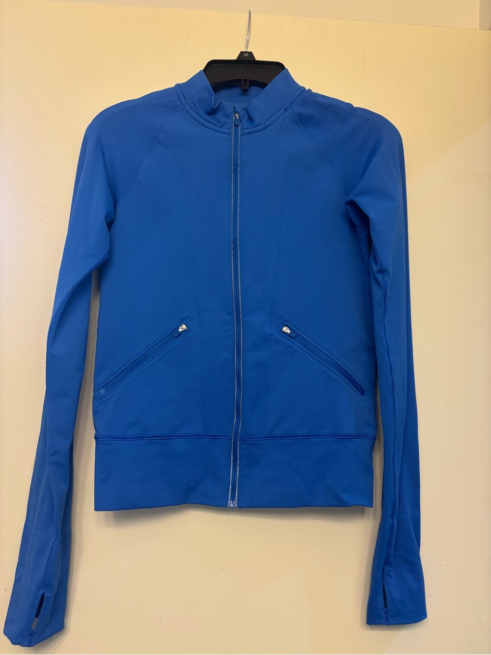 lululemon athletica Electric Blue Full-Zip Bomber Jacket